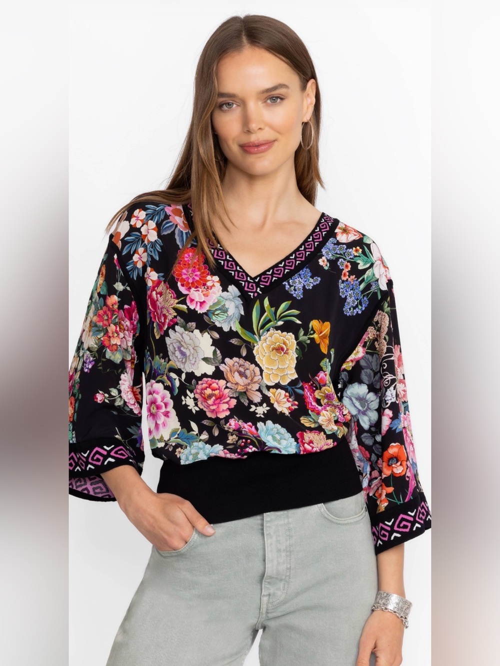 Johnny Was Pullover Blouse